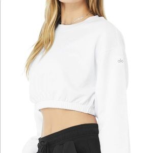 Alo Yoga Devotion crop sweatshirt